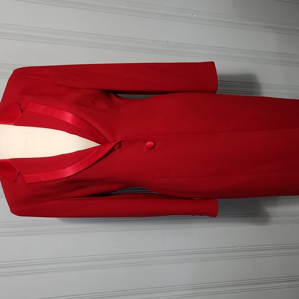 SALE! Kasper- Vibrant Red Dress/ Coat